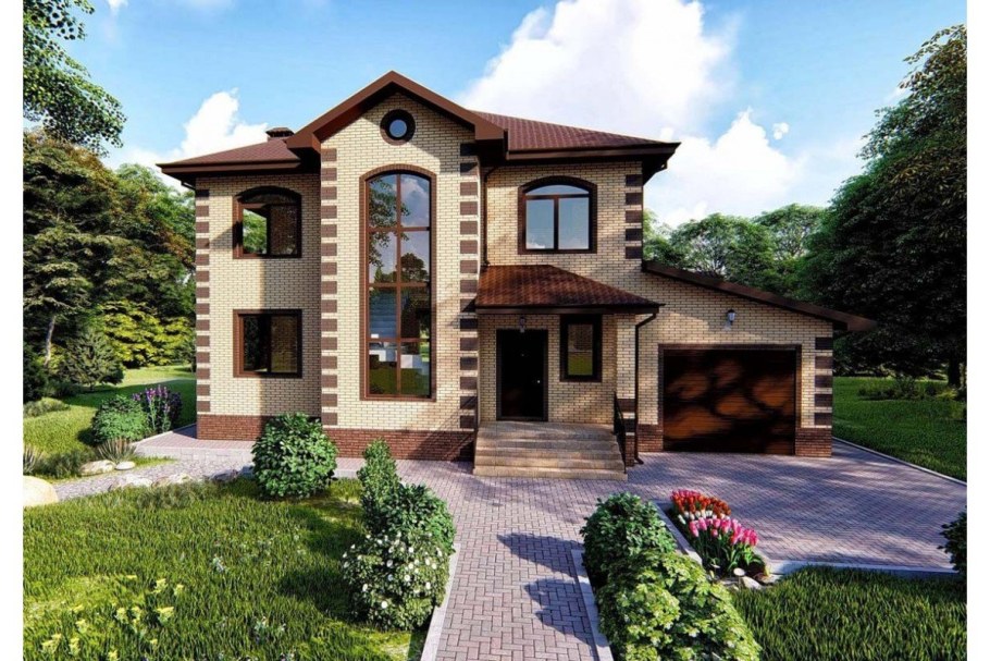 Красивые проекты двухэтажных домов