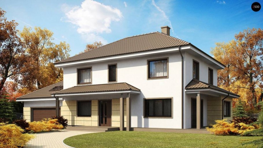 Z500 проекты двухэтажных