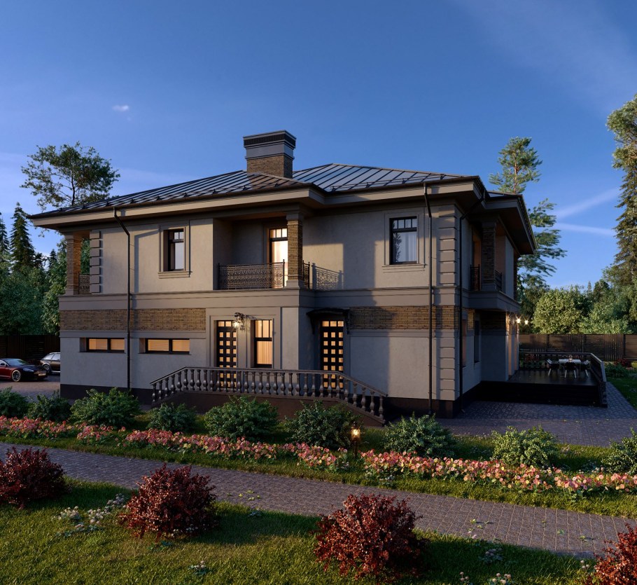 Двухэтажные дома