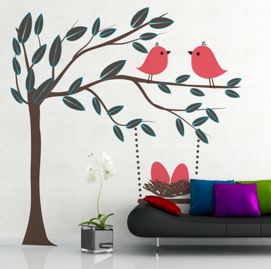 Наклейки декоративные интерьерные