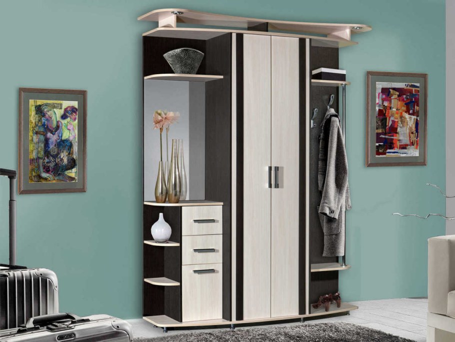 Прихожая Грация-1 (дуб белфорт/венге)