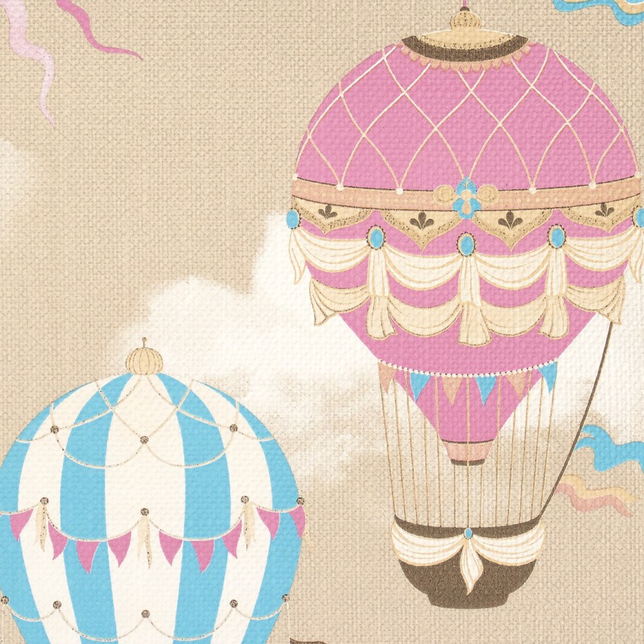 Обои бумажные Фокс вокруг света голубые 0.53 м 5306 д