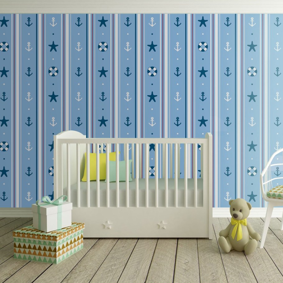 Обои для детской мальчику Леруа Мерлен