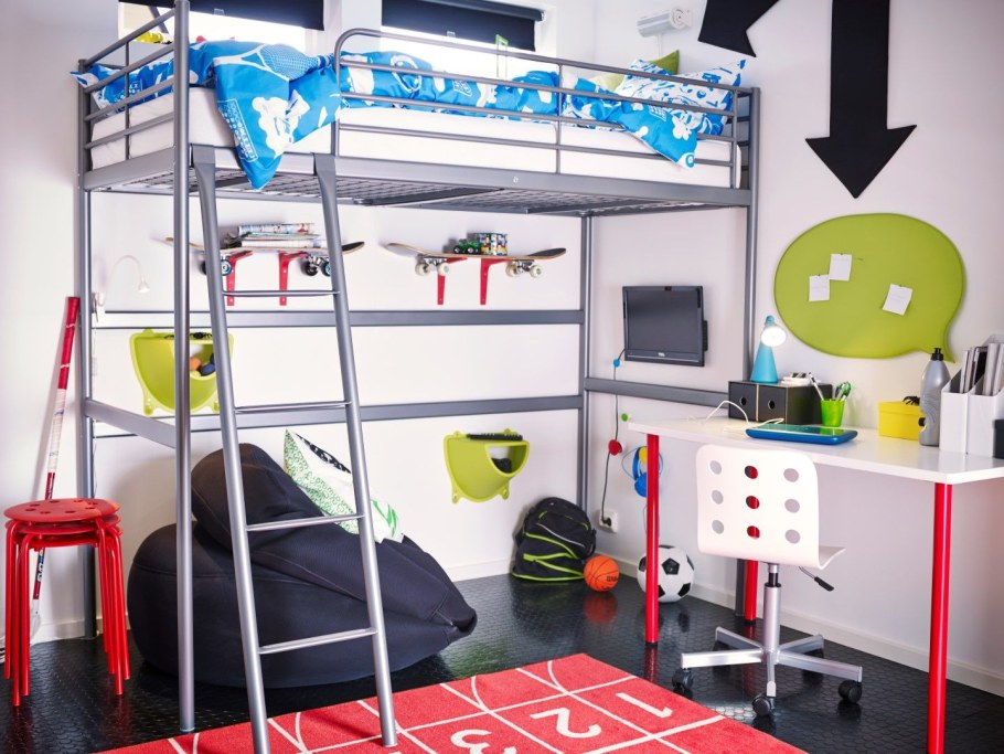 Svärta СВЭРТА каркас кровати-чердака