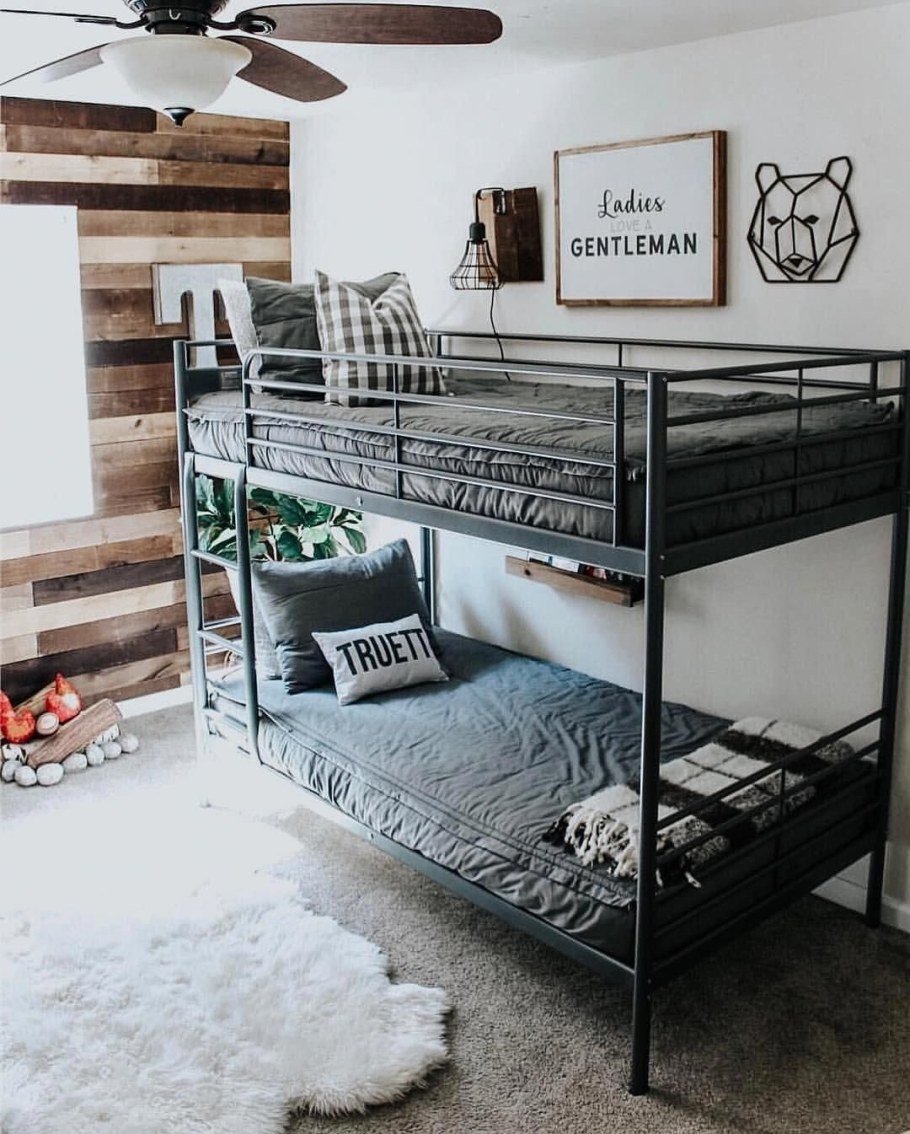 Двухъярусная кровать икеа металлическая