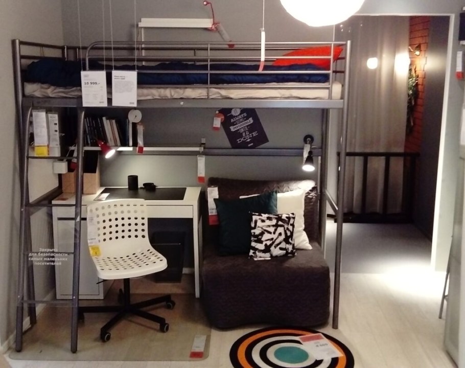 Кровать чердак ikea