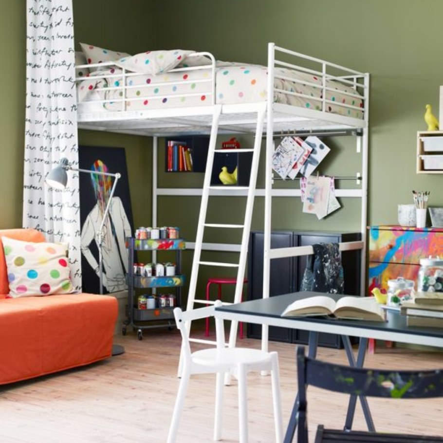 Икеа кровать чердак детская