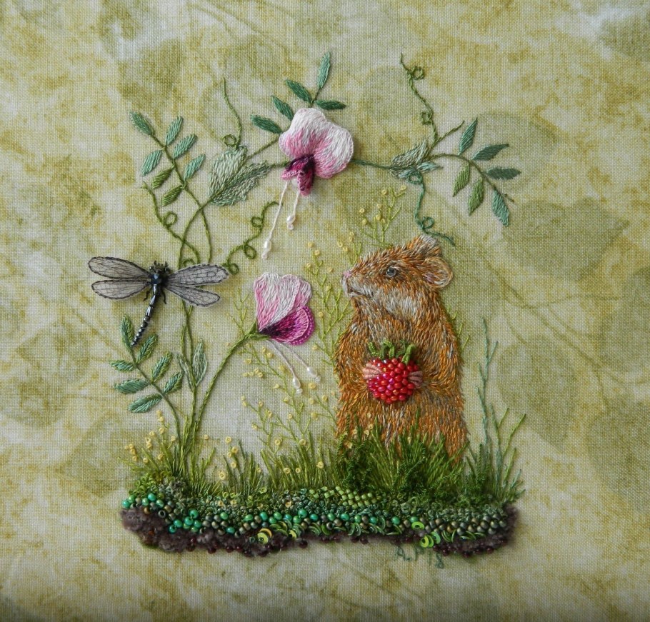 Вышивка STUMPWORK