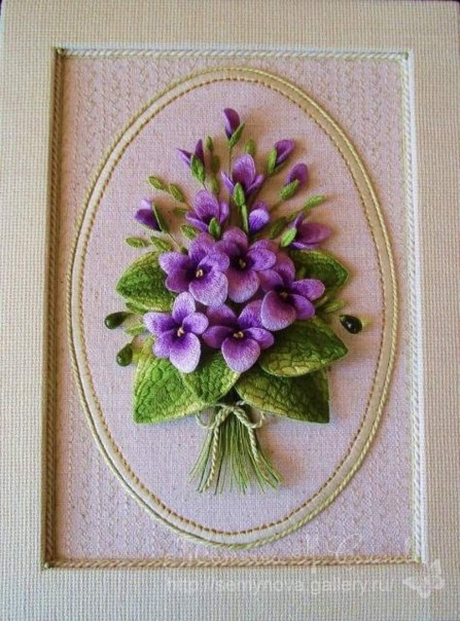 Объёмная вышивка Хелен Пирс