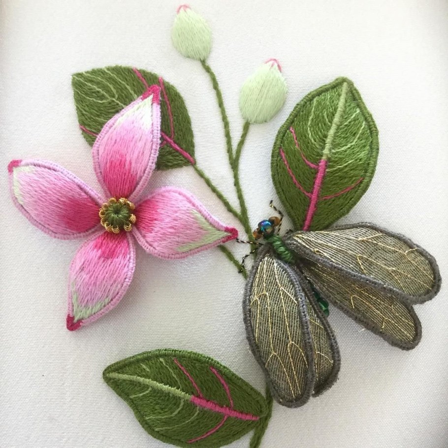 Объёмная вышивка Хелен Пирс