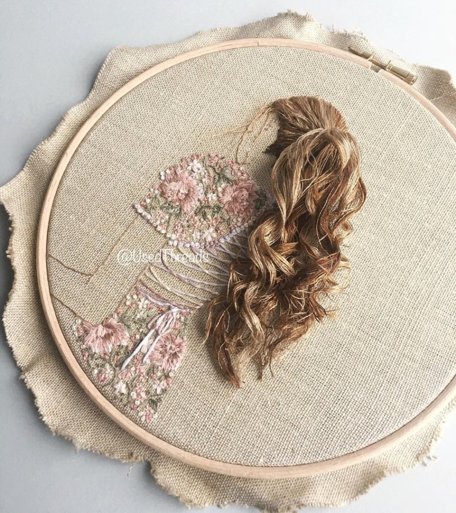 Объемная вышивка