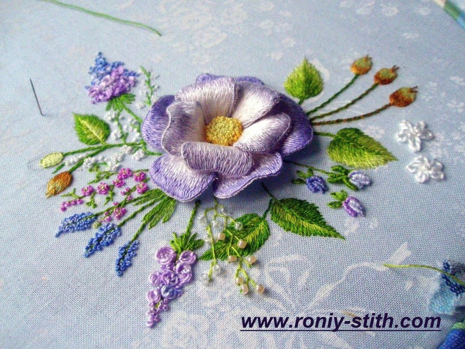 Галина Перова объемная вышивка