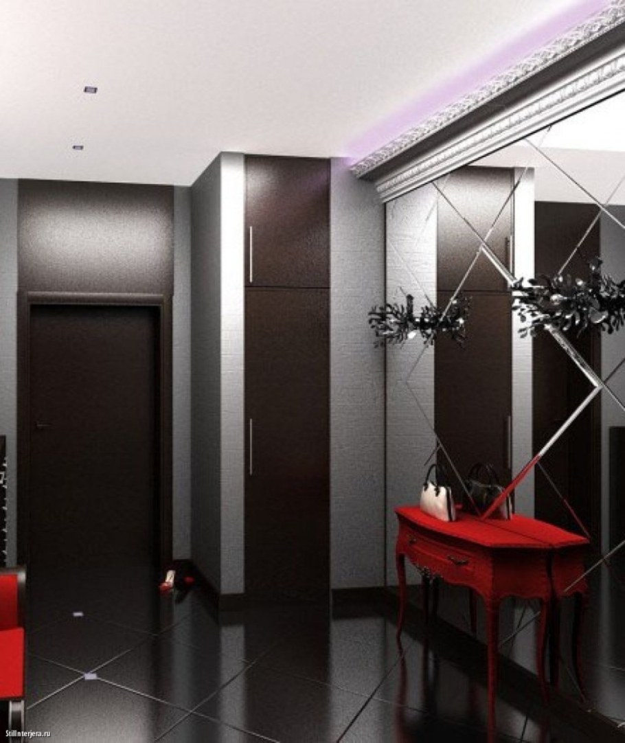 Стиль хайтек в интерьере прихожей