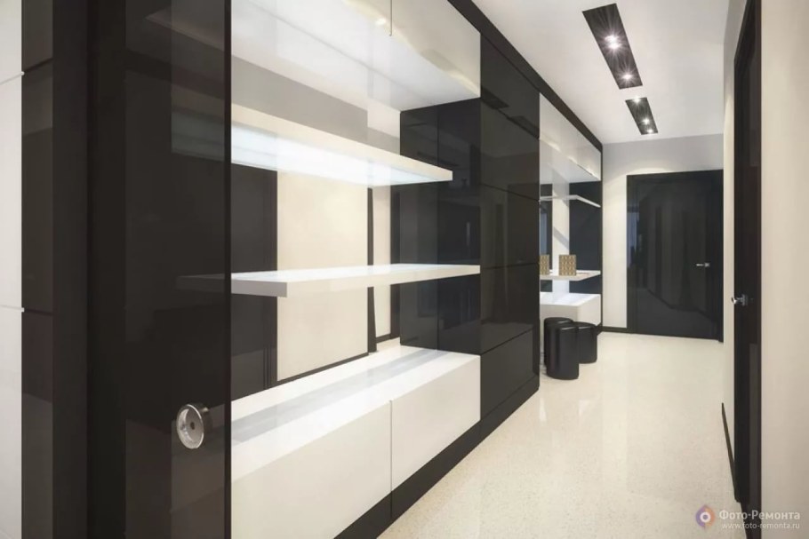 Прихожая в стиле Hi Tech