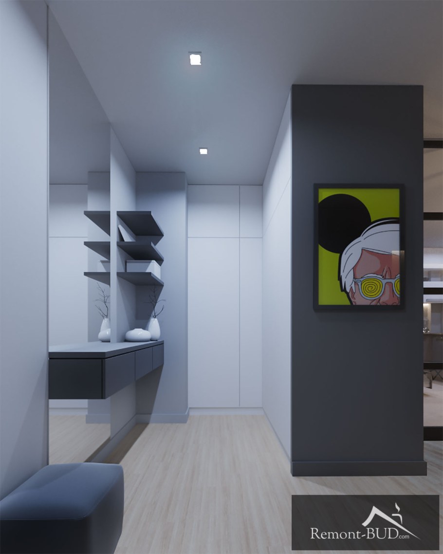 Прихожая в футуристическом стиле