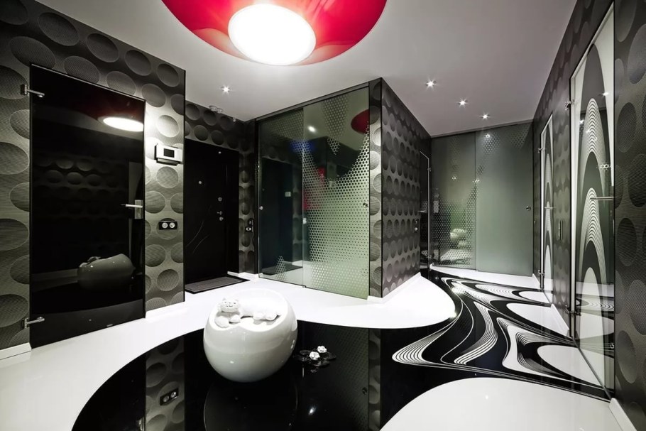 Холл в стиле Хай тек