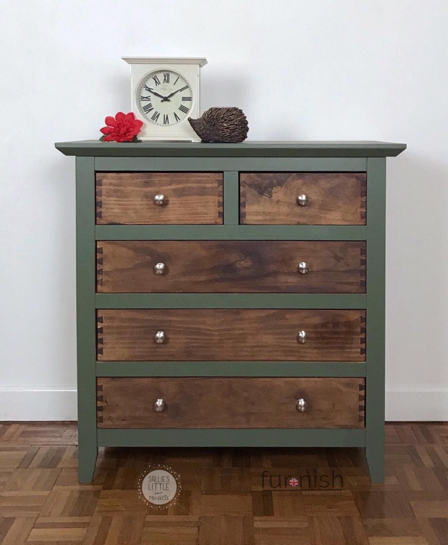 Зеленый комод икеа