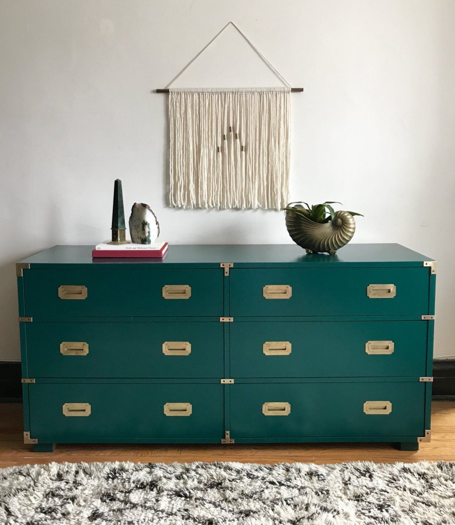 Зеленый икеевский комод