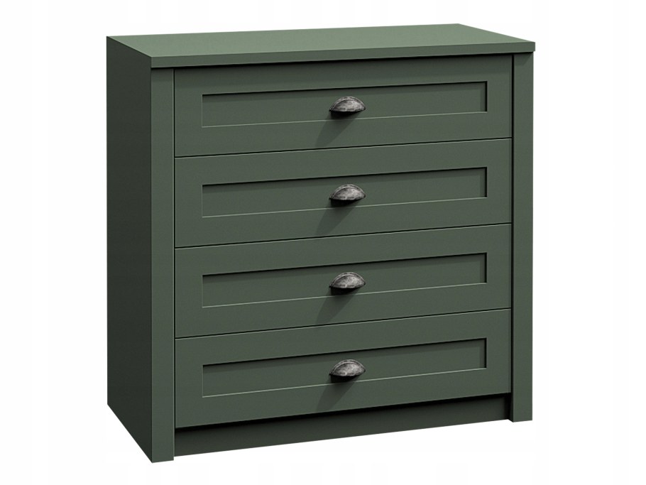 Комод зеленого цвета