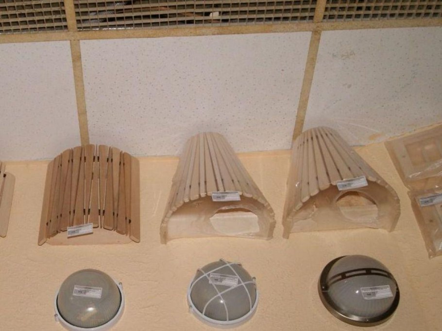 Светильник в парилку