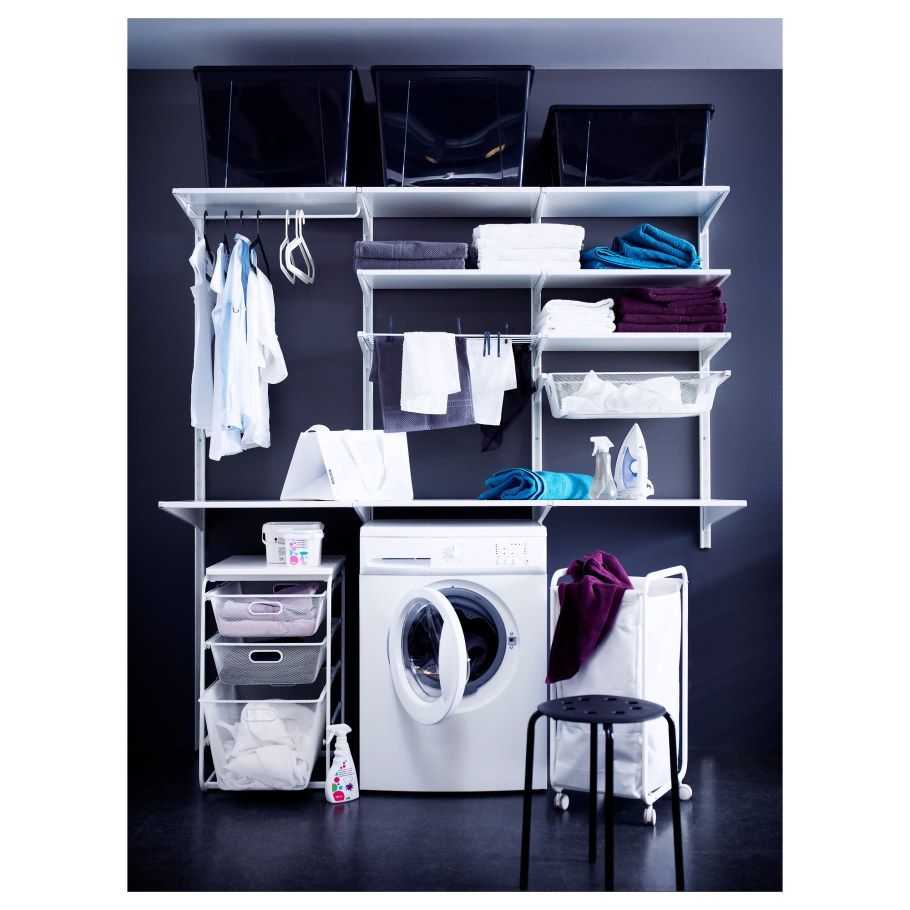 Система АЛЬГОТ икеа в интерьере