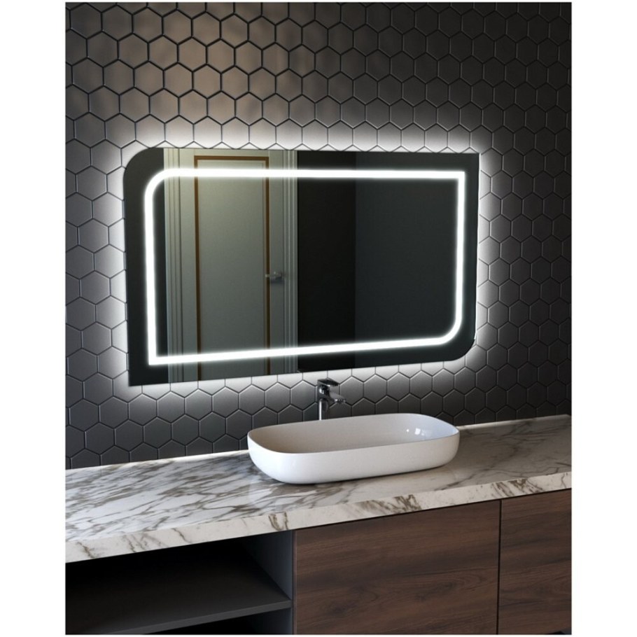 Зеркало с еврокромкой