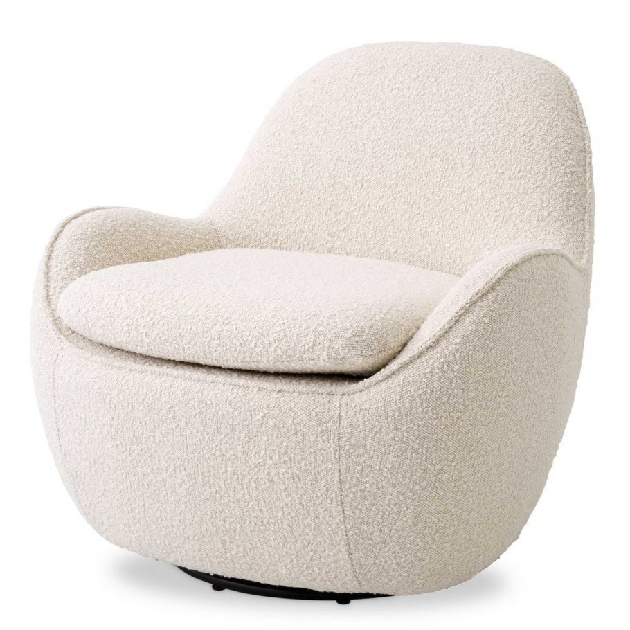 Eichholtz Swivel Chair букле