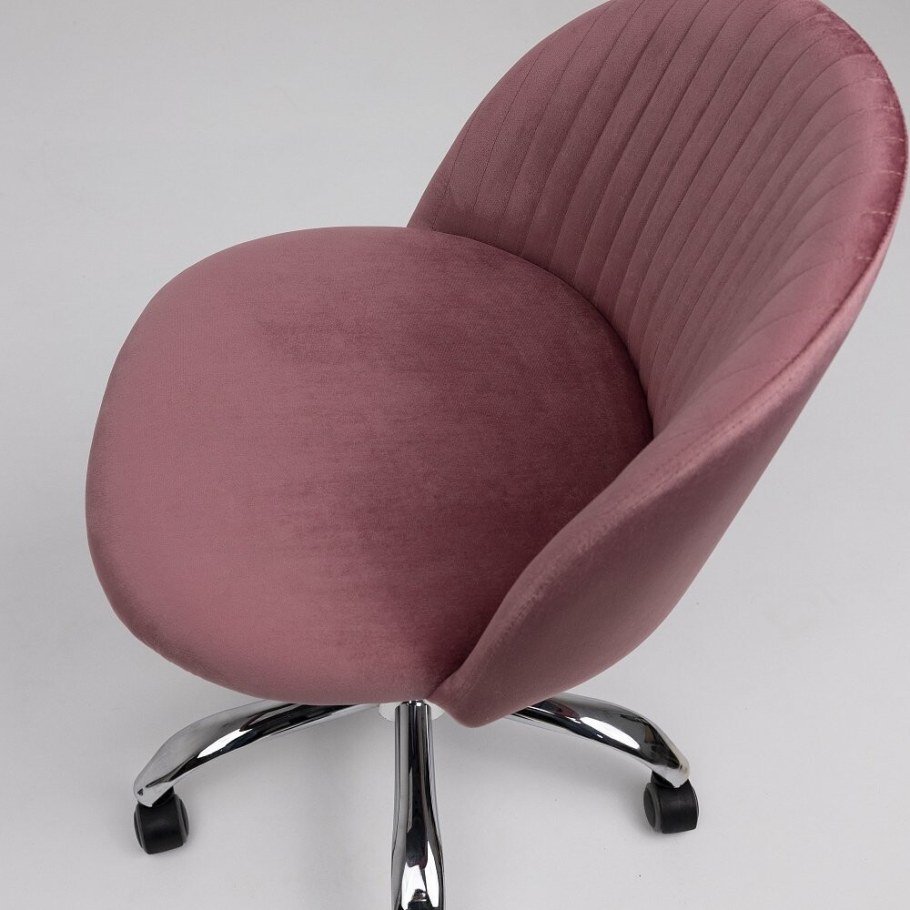 Кресло поворотное Sirena бежевый велюр 85661