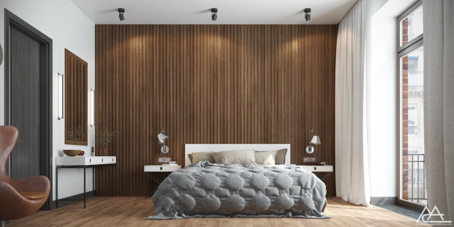 Design Wood кровать Модерн