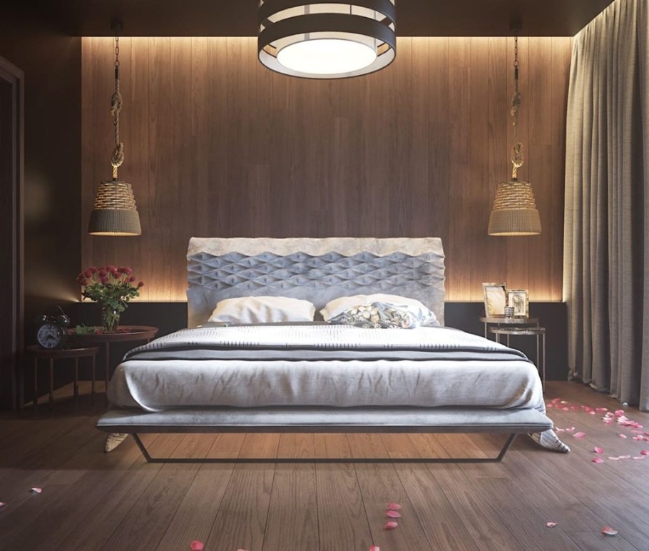 Панели на стену декоративные в спальню