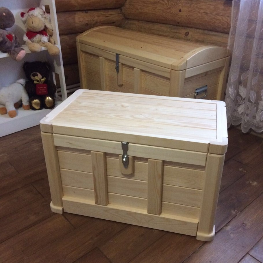 Сундук с радиусной крышкой Скандинавия