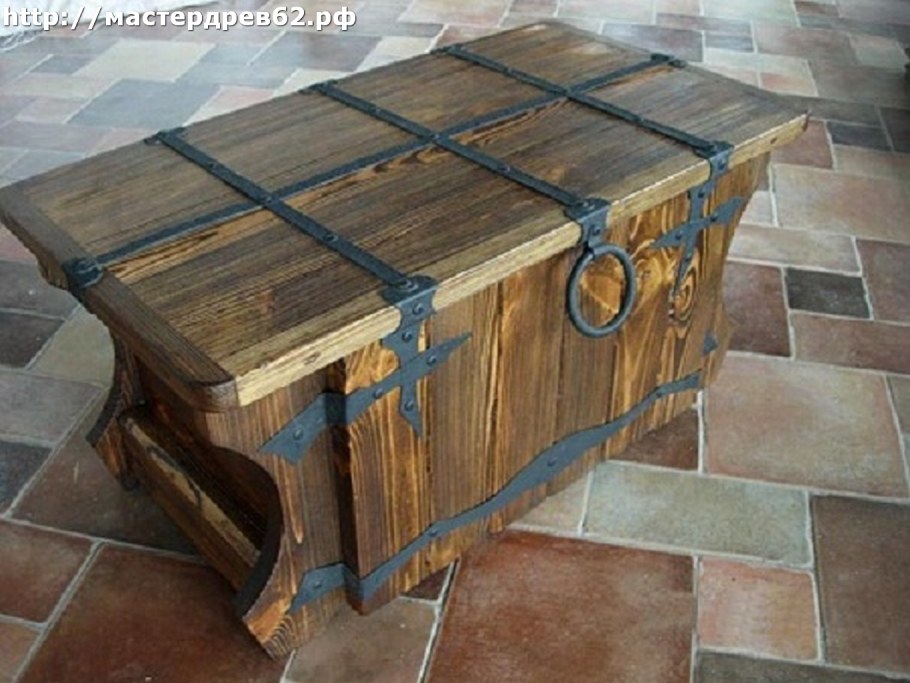 Деревянный ящик