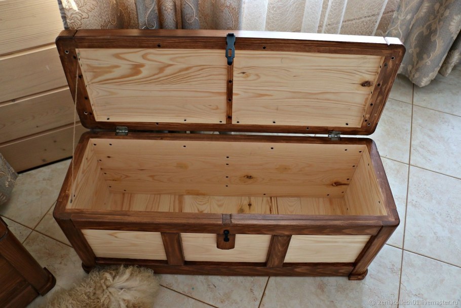 Деревянный ящик для хранения