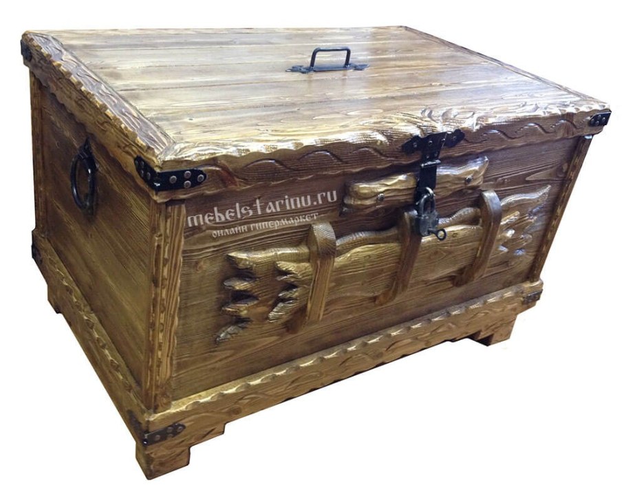 Сундуки для хранения вещей из дерева
