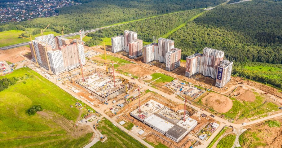 ЖК Южная Битца съемка с воздуха