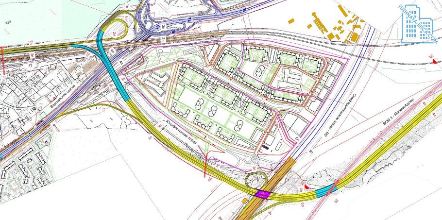 ЖК Южная Битца генплан