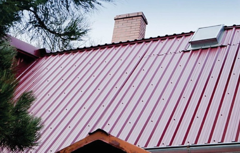 Профлист с20 на кровле