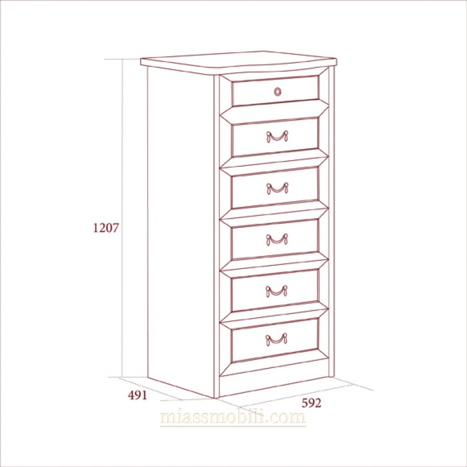 Комод к-6 Джоконда