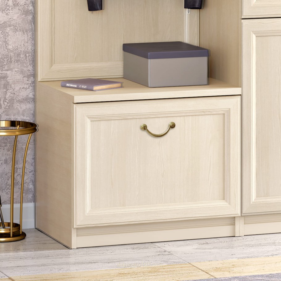 Тумба прикроватная Екатерина крем miassmobili