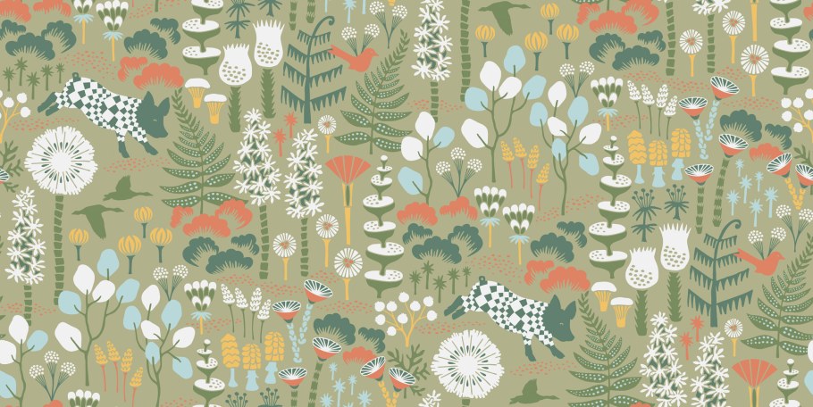 Borastapeter in Bloom 7201