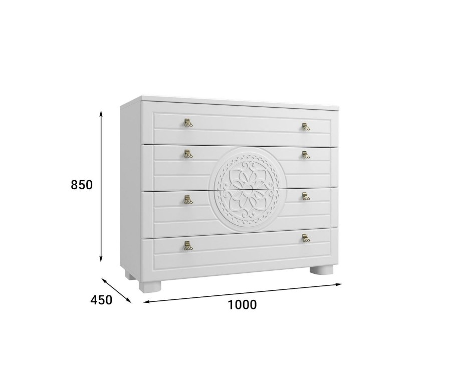 Комод Монблан-3 time Милк