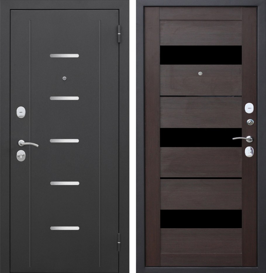 Входная дверь Isoterma серебро