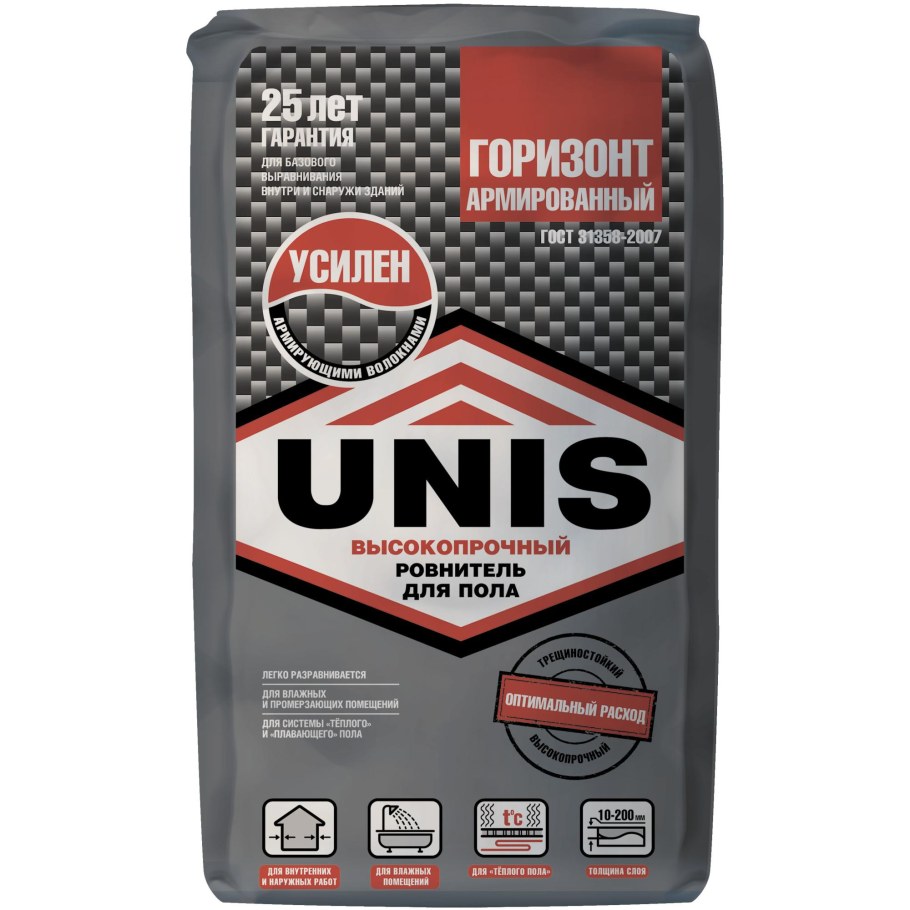 Стяжка Юнис Горизонт 25кг Hydro