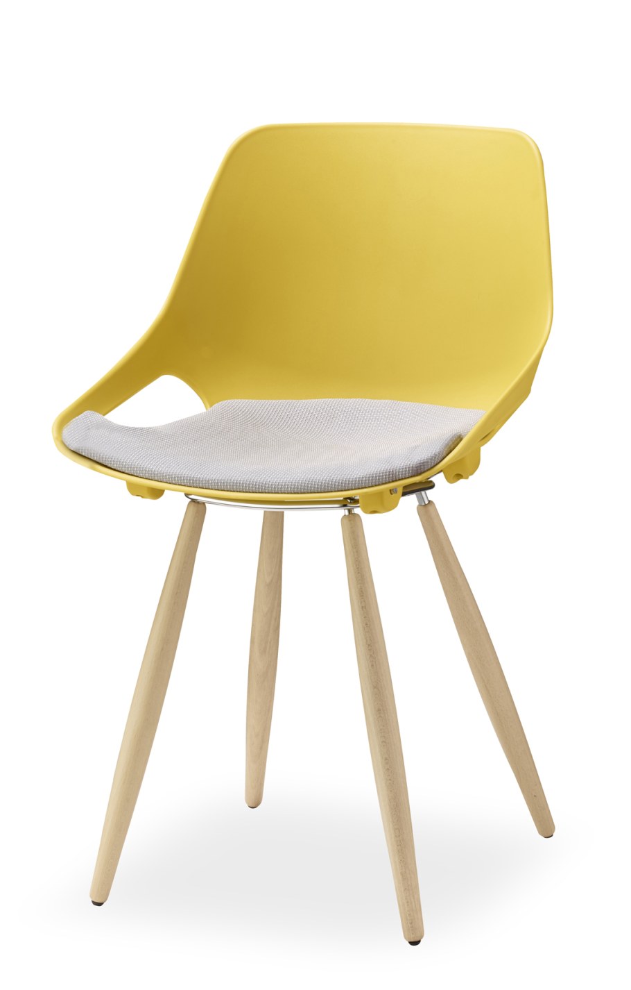 Кресло пластик, белый м2608