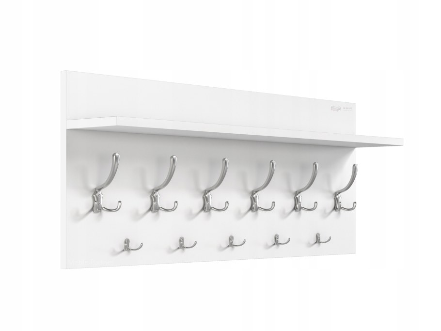 Вешалка на стену в прихожую белая