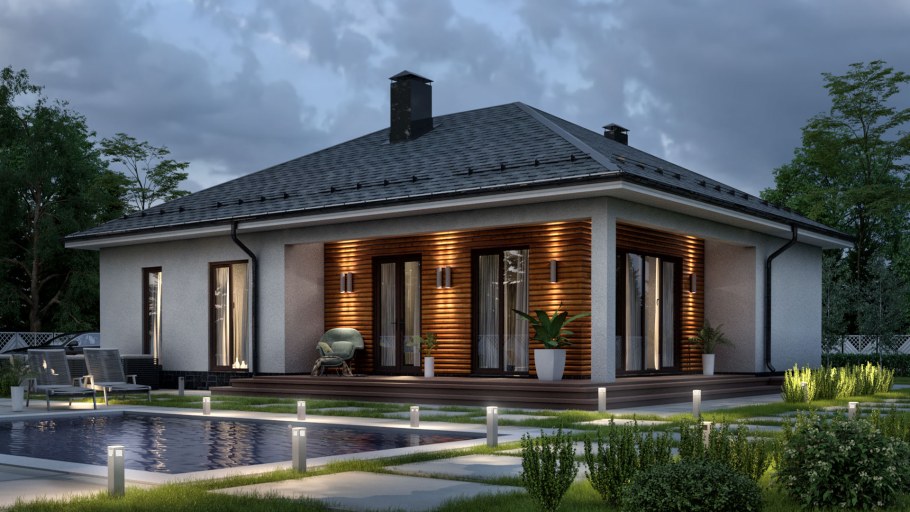 Экостиль веранда