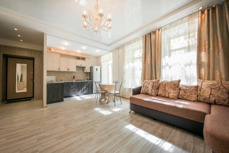 Кухня-гостиная 30 кв.м евродвушка