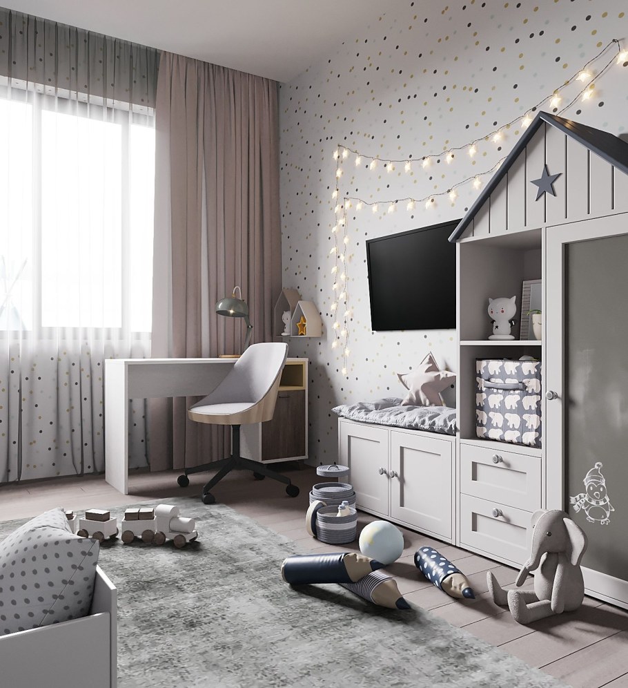 Стильная детская для мальчика