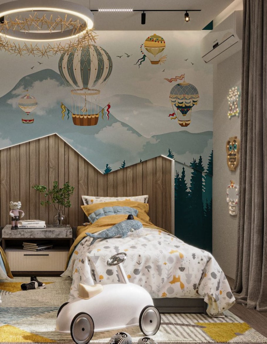 Модные детские комнаты 2021