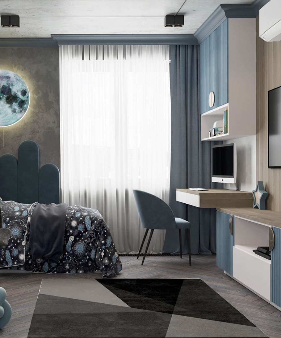 Стильные детские комнаты 2022